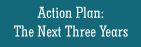 Action Plan: The Next Three Years